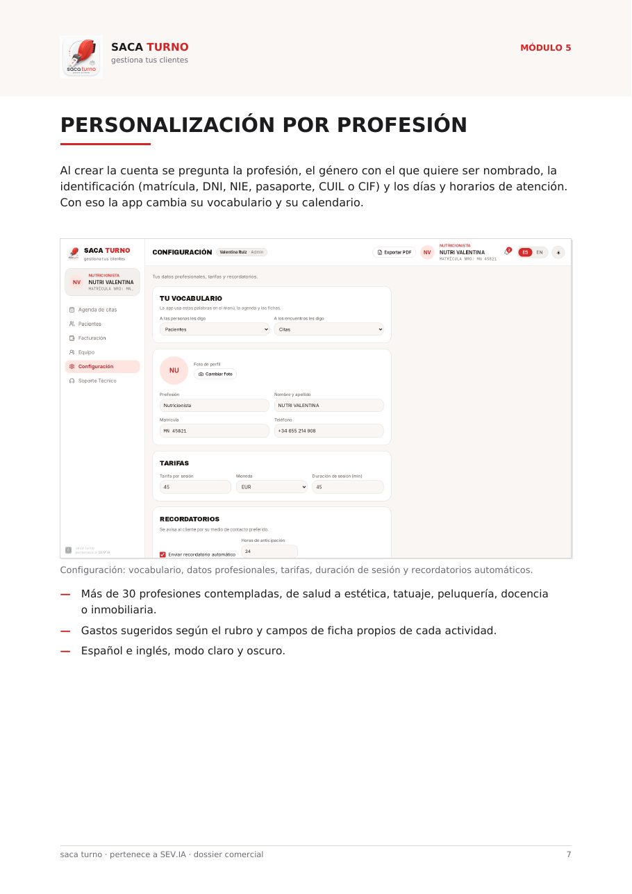 Dossier SACA TURNO, página 7 de 10