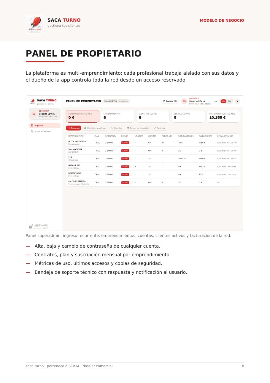 Dossier SACA TURNO, página 8 de 10
